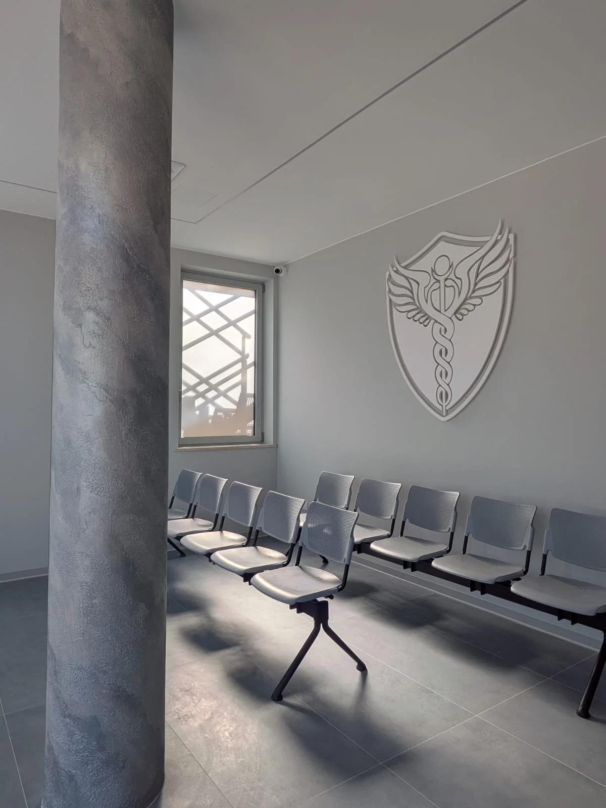 Sala d'attesa del poliambulatorio